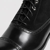 Noble Chaussure Bottine Homme À Lacets Bottines À Lacets Noir Homme
