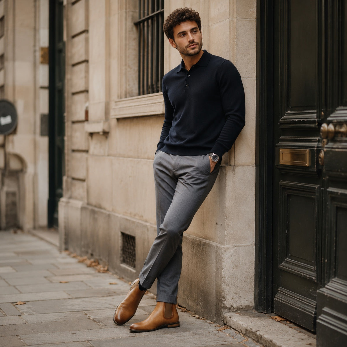 Noble Chaussure Bottine Homme Caoutchouc Boots Et Bottines Homme