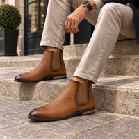 Noble Chaussure Bottine Homme Caoutchouc Boots Et Bottines Homme