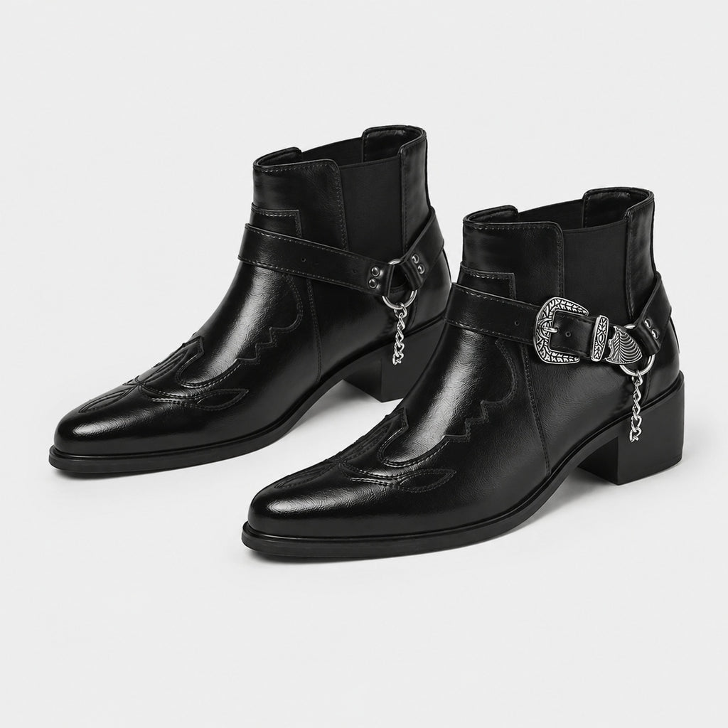 Noble Chaussure Bottine Homme Caoutchouc Boots Et Bottines Pour Homme