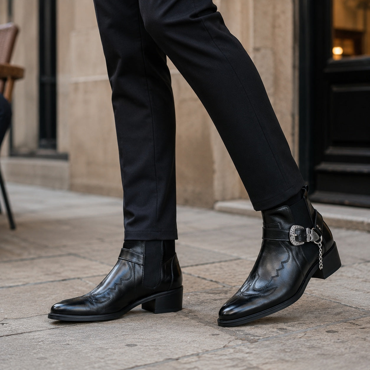 Noble Chaussure Bottine Homme Caoutchouc Boots Et Bottines Pour Homme