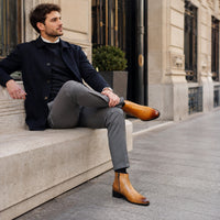Noble Chaussure Bottine Homme Caoutchouc Bottes Et Bottines Pour Hommes