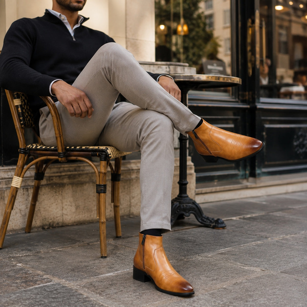 Noble Chaussure Bottine Homme Caoutchouc Bottes Et Bottines Pour Hommes