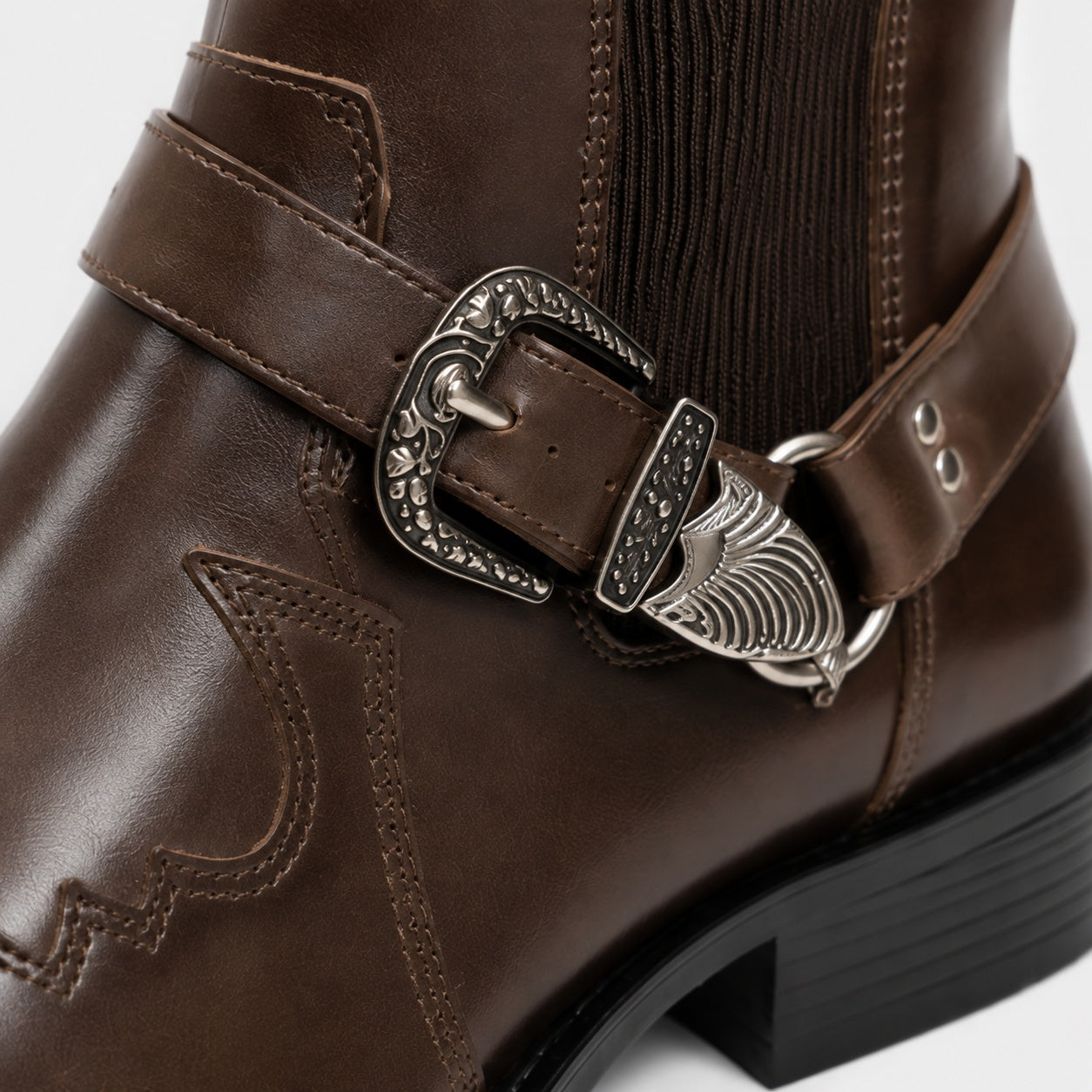 Noble Chaussure Bottine Homme Caoutchouc Bottine Américaine Homme