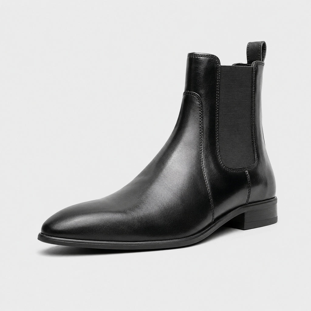 Noble Chaussure Bottine Homme Caoutchouc Bottine Elastique Homme