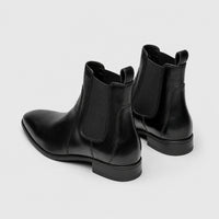 Noble Chaussure Bottine Homme Caoutchouc Bottine Elastique Homme