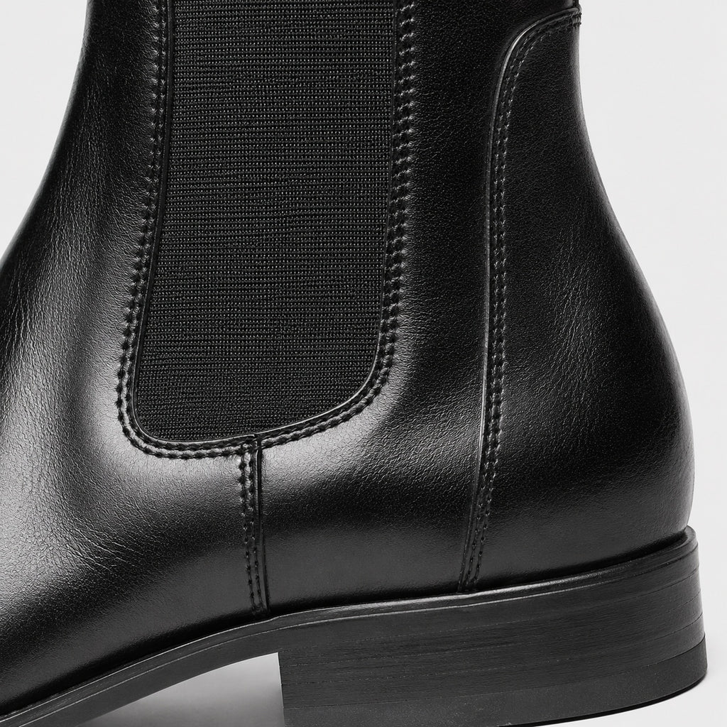 Noble Chaussure Bottine Homme Caoutchouc Bottine Elastique Homme