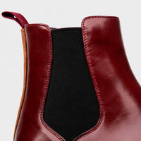 Noble Chaussure Bottine Homme Caoutchouc Bottine Homme Bordeaux
