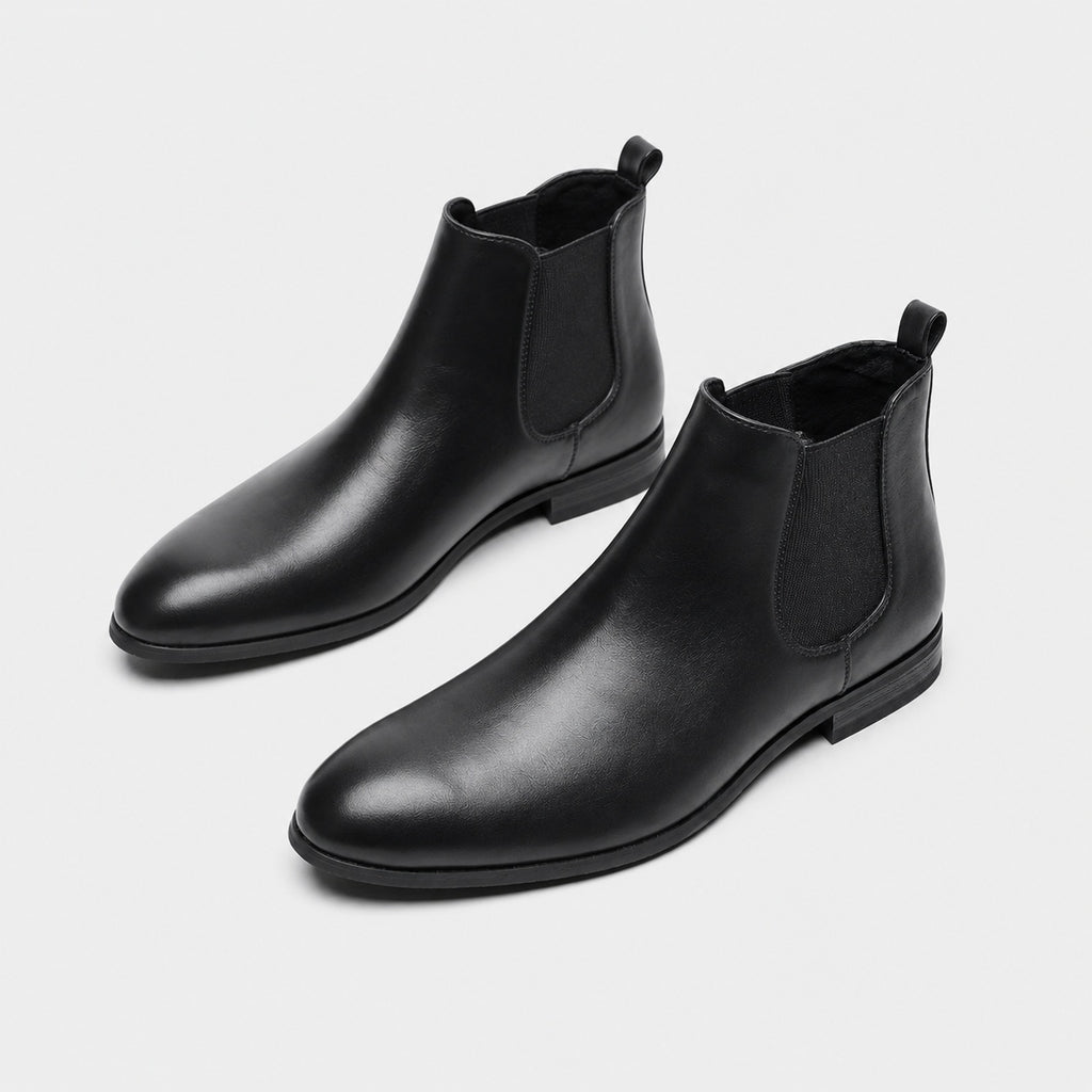 Noble Chaussure Bottine Homme Caoutchouc Bottine Homme Bout Pointu