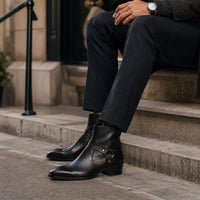 Noble Chaussure Bottine Homme Caoutchouc Bottine Homme Classique