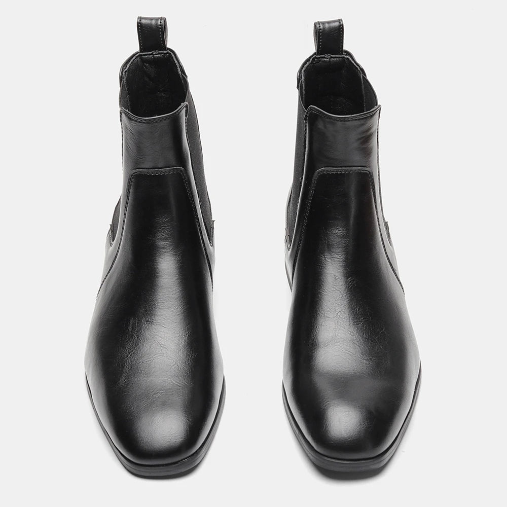 Noble Chaussure Bottine Homme Caoutchouc Bottine Homme Elastique