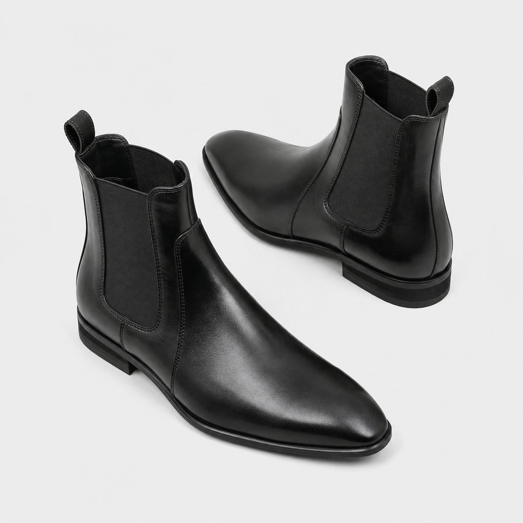 Noble Chaussure Bottine Homme Caoutchouc Bottine Homme Elastique
