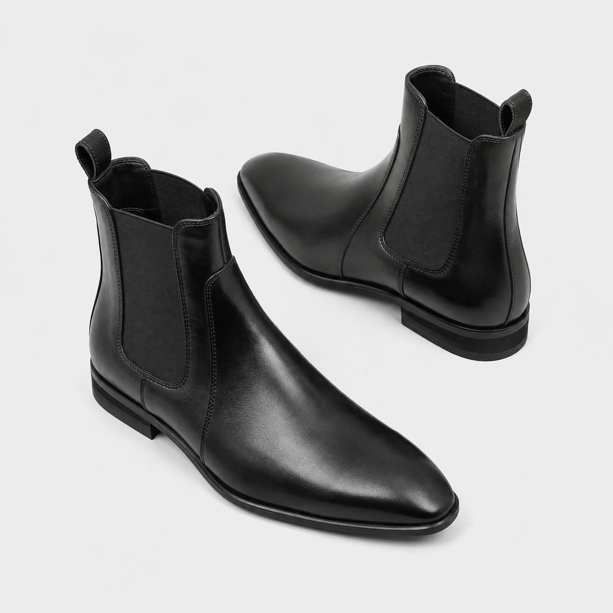 Noble Chaussure Bottine Homme Caoutchouc Bottine Homme Elastique