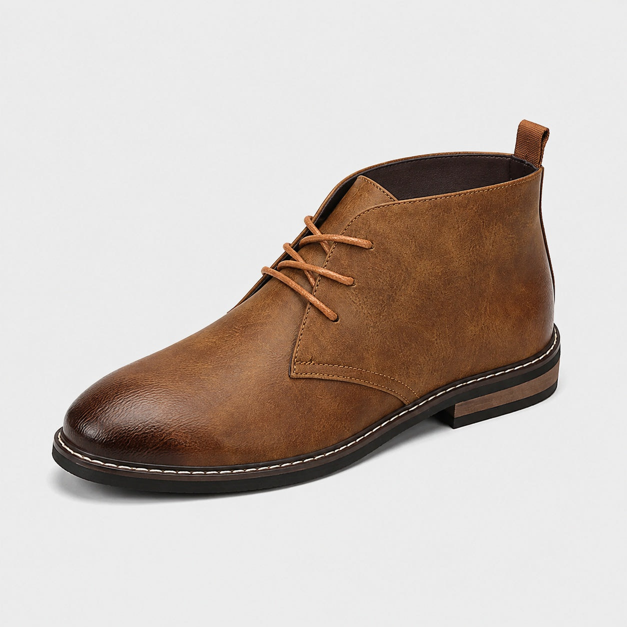 Noble Chaussure Bottine Homme Caoutchouc Bottine Homme Plate