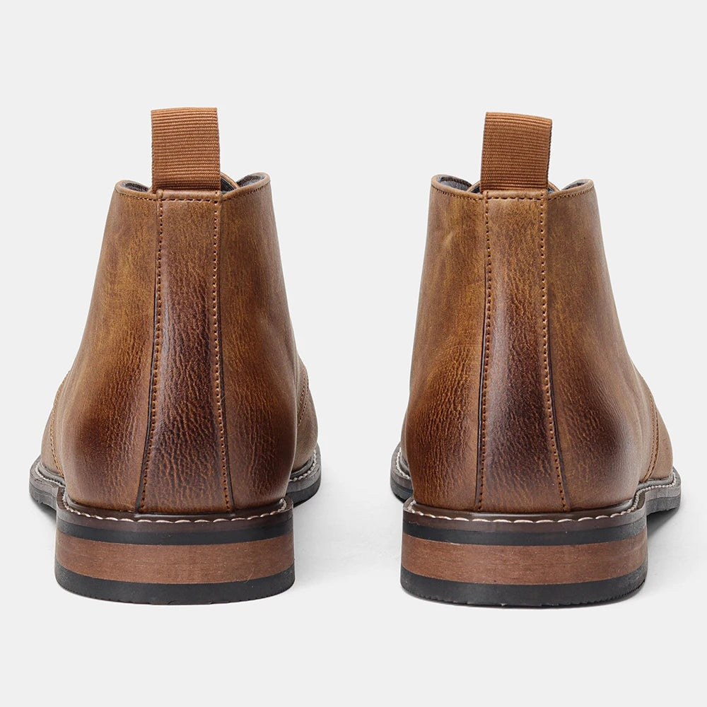 Noble Chaussure Bottine Homme Caoutchouc Bottine Homme Plate