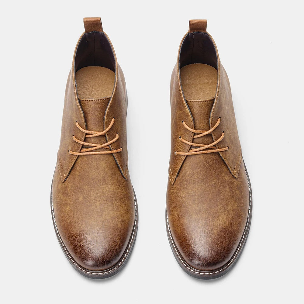 Noble Chaussure Bottine Homme Caoutchouc Bottine Homme Plate