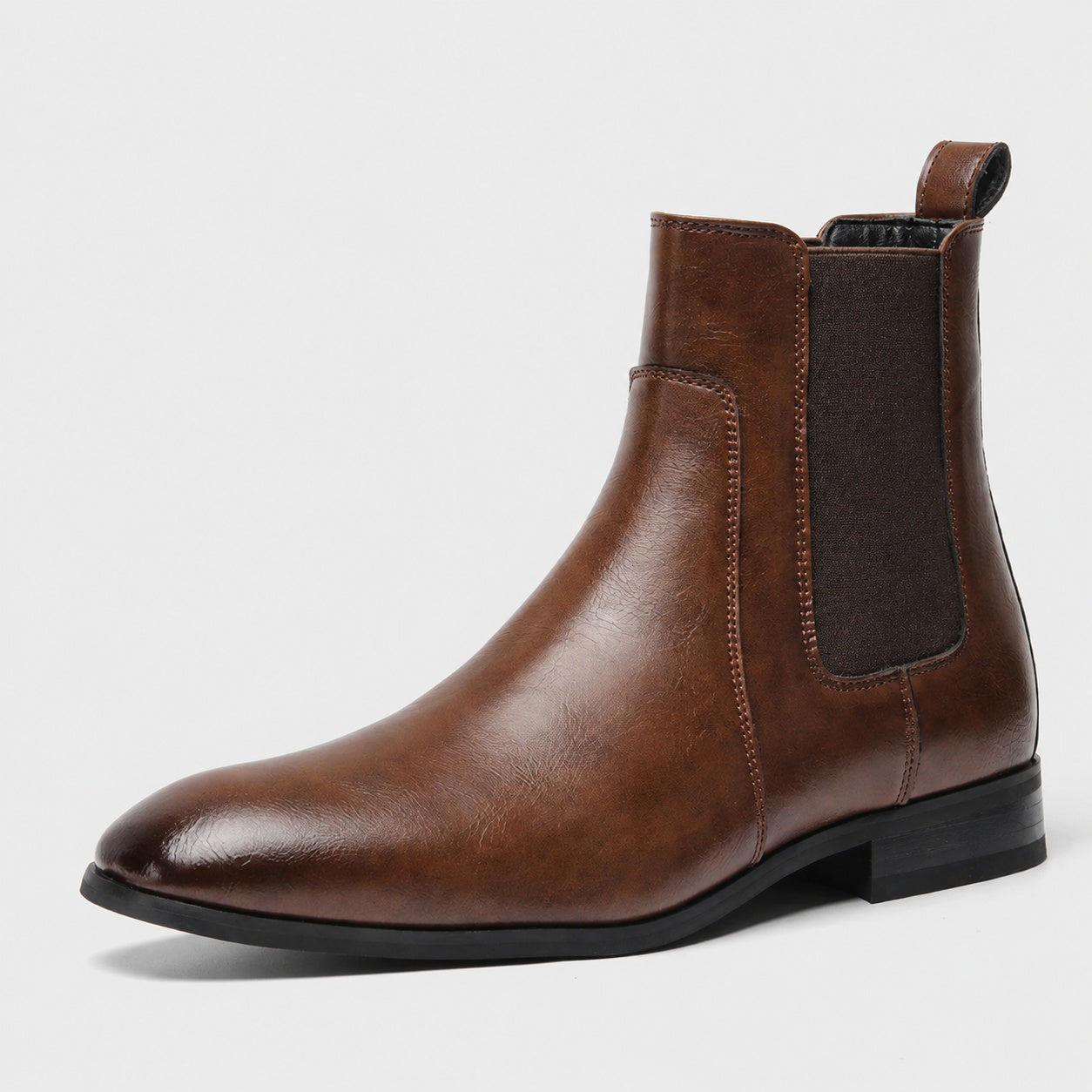 Noble Chaussure Bottine Homme Caoutchouc Bottine Plate Homme