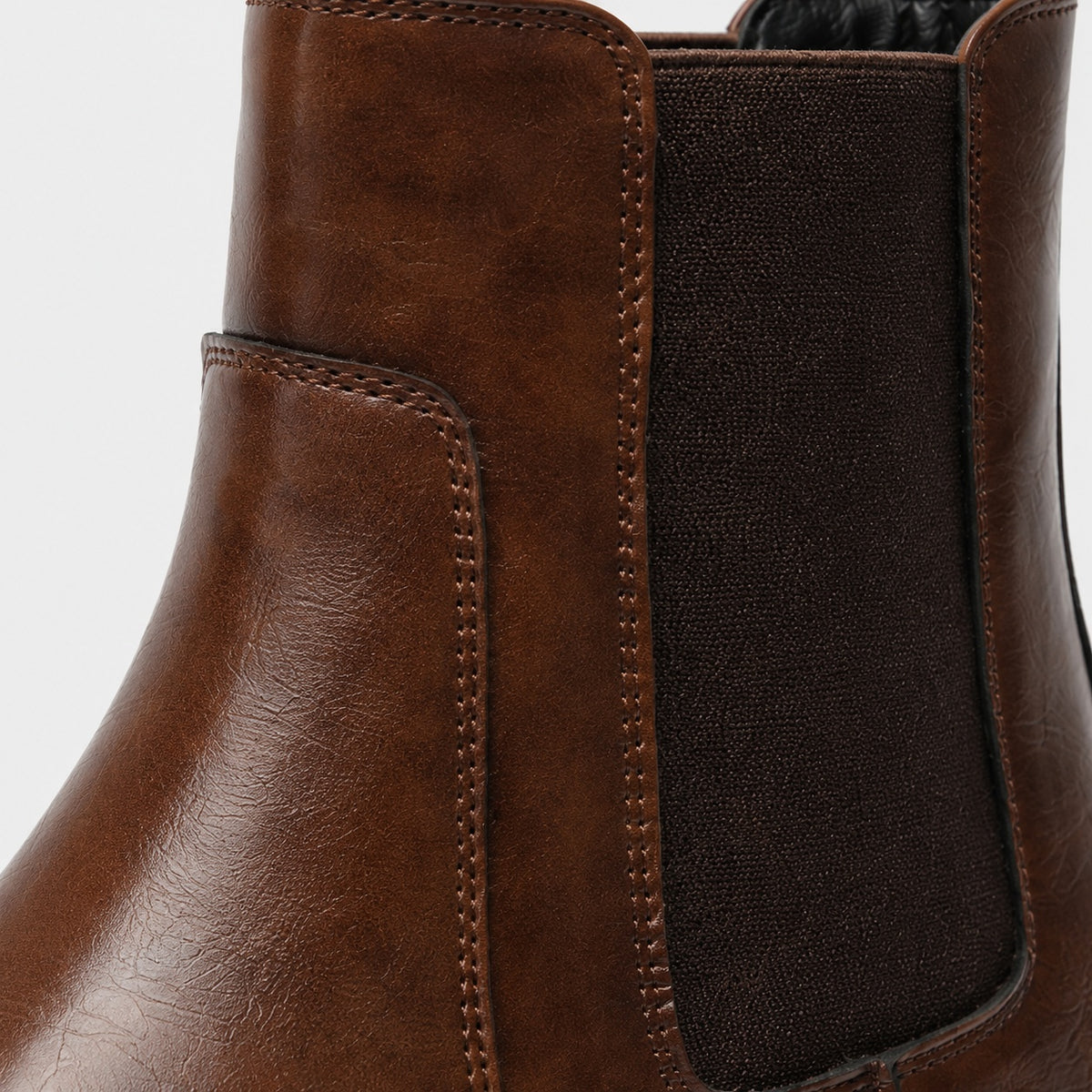 Noble Chaussure Bottine Homme Caoutchouc Bottine Plate Homme