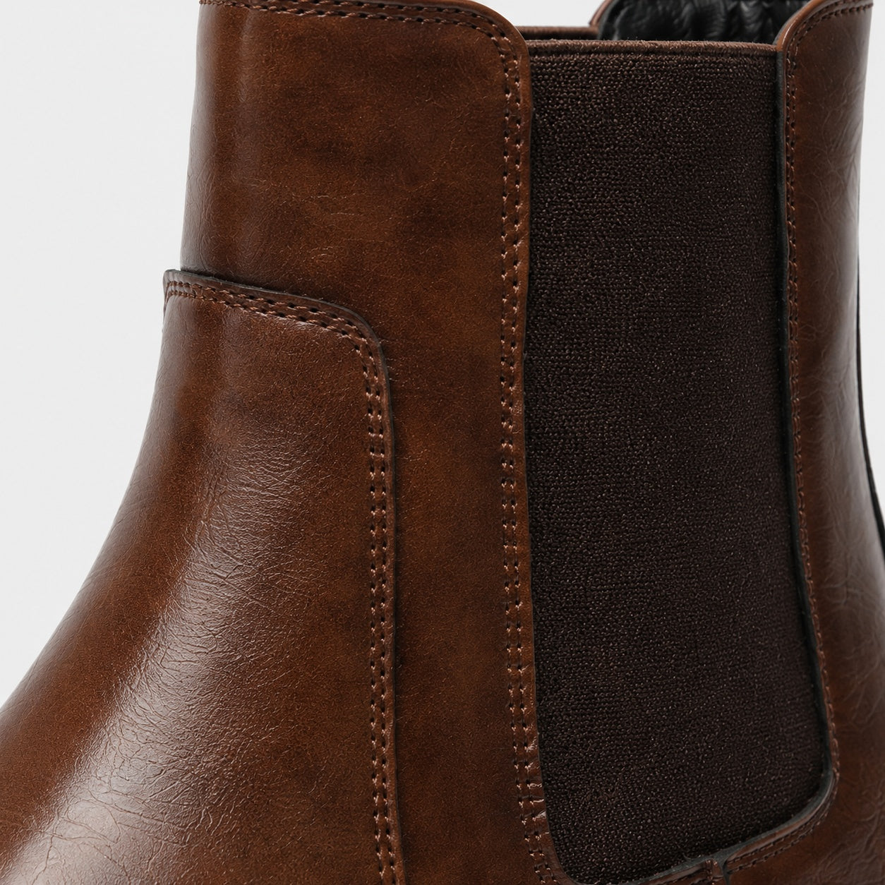 Noble Chaussure Bottine Homme Caoutchouc Bottine Plate Homme
