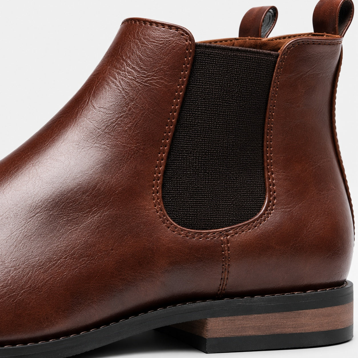 Noble Chaussure Bottine Homme Caoutchouc Bottine Style Homme