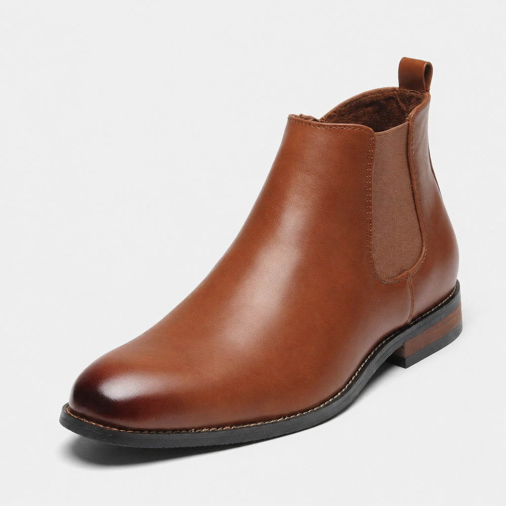 Noble Chaussure Bottine Homme Caoutchouc Bottines Fermeture Éclair Homme