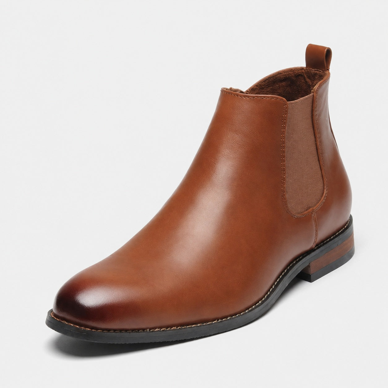 Noble Chaussure Bottine Homme Caoutchouc Bottines Fermeture Éclair Homme