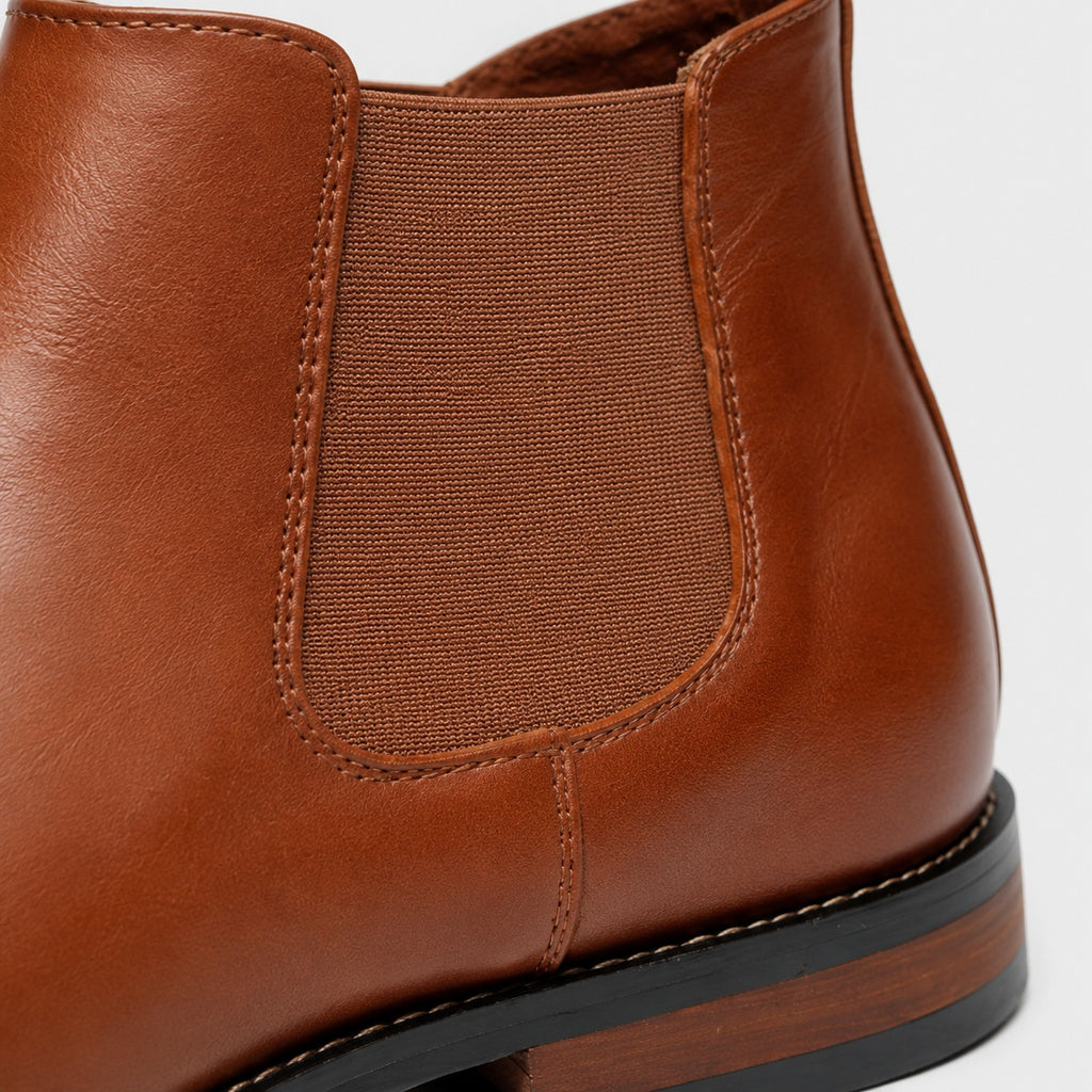 Noble Chaussure Bottine Homme Caoutchouc Bottines Fermeture Éclair Homme