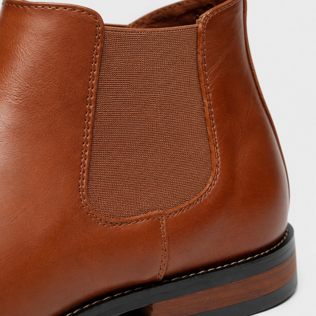 Noble Chaussure Bottine Homme Caoutchouc Bottines Fermeture Éclair Homme