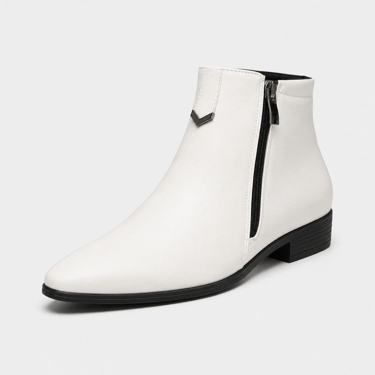 Noble Chaussure Bottine Homme Caoutchouc Bottines Homme À Fermeture Éclair