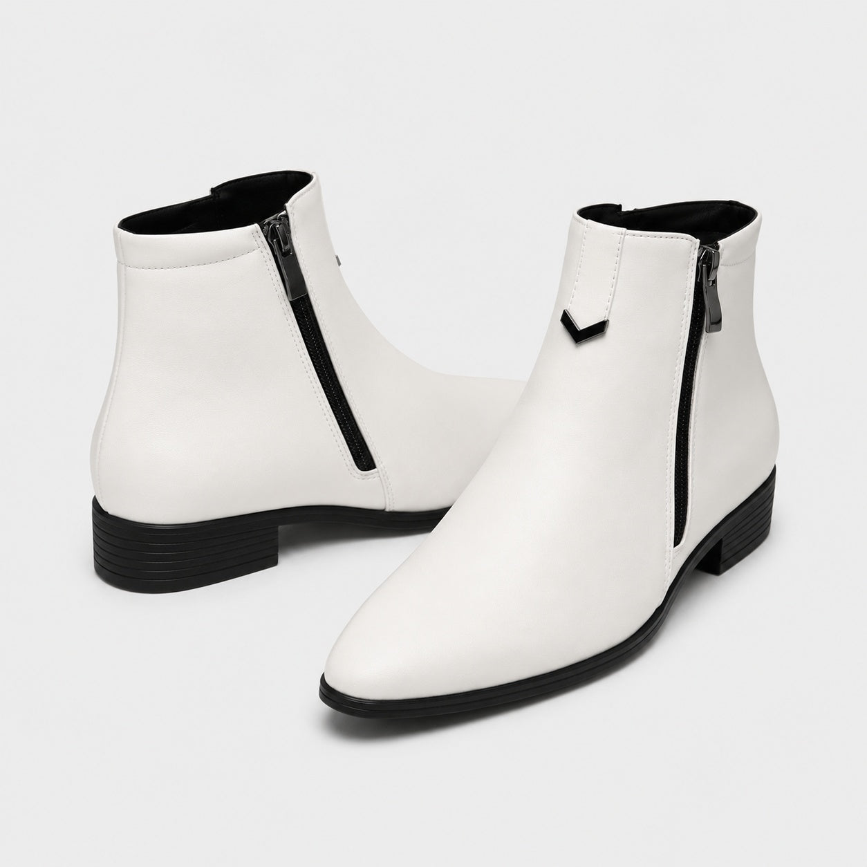 Noble Chaussure Bottine Homme Caoutchouc Bottines Homme À Fermeture Éclair