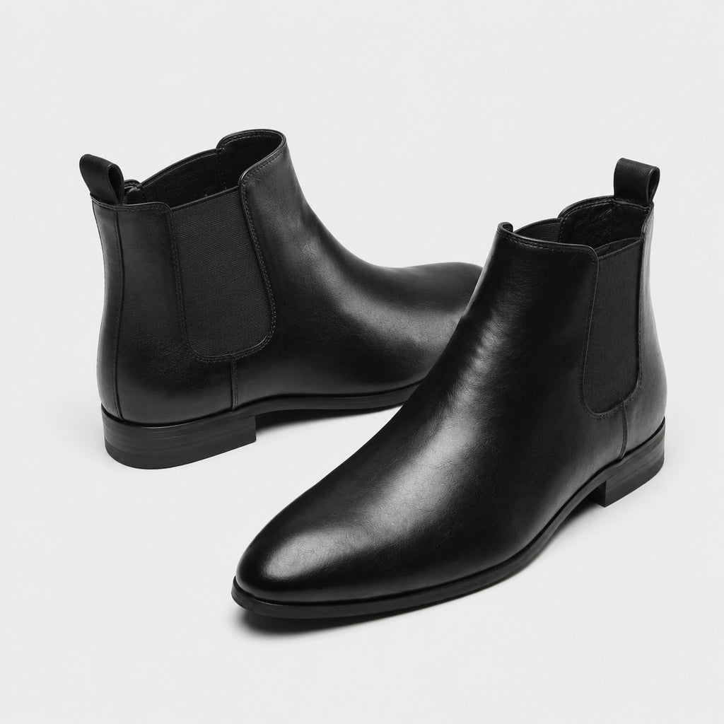 Noble Chaussure Bottine Homme Caoutchouc Bottines Homme Avec Zip