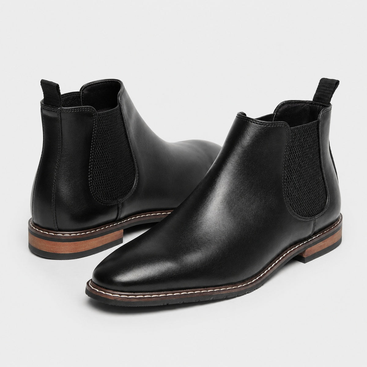 Noble Chaussure Bottine Homme Caoutchouc Bottines Homme Elastique