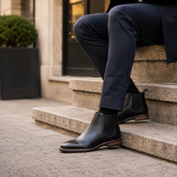 Noble Chaussure Bottine Homme Caoutchouc Bottines Homme Elastique