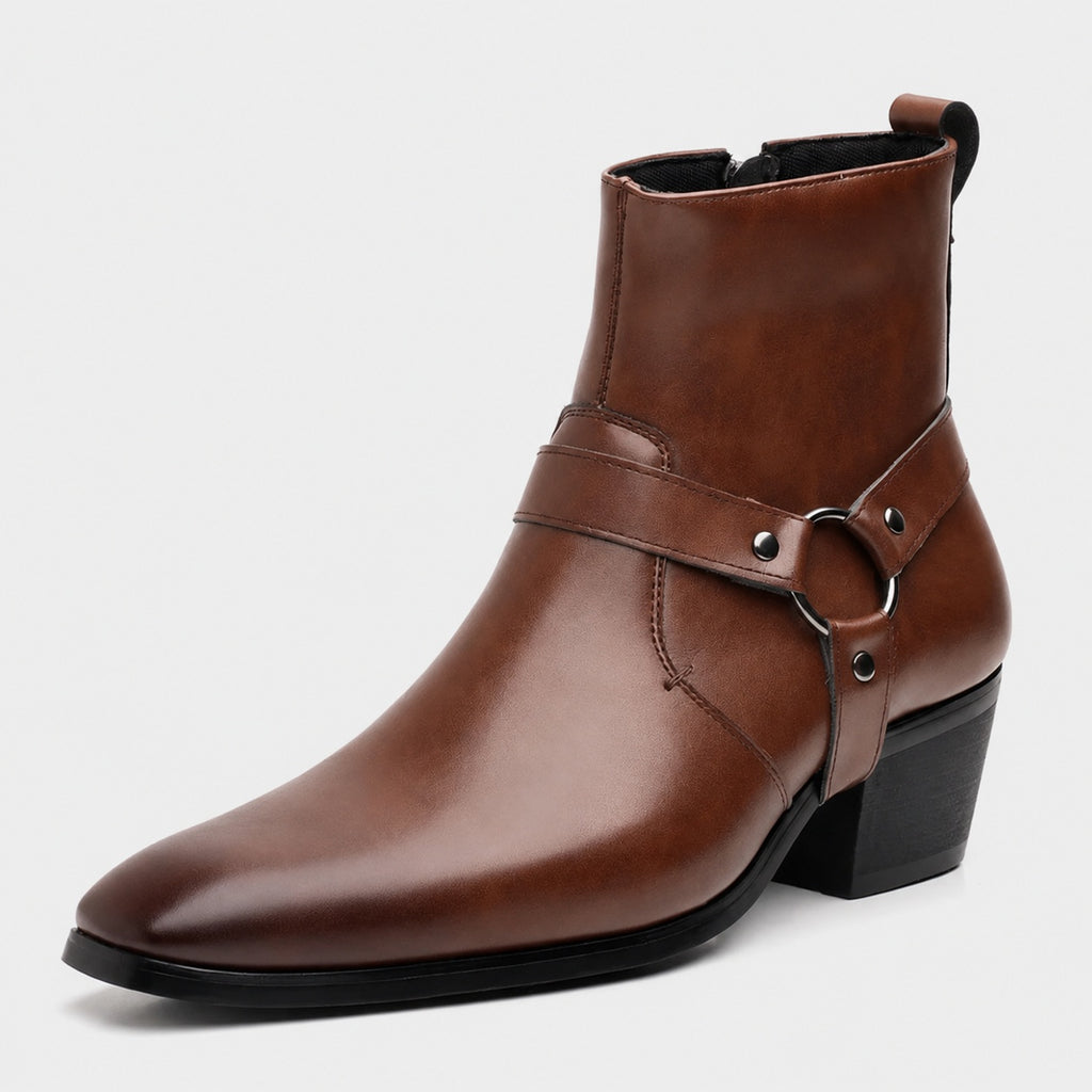 Noble Chaussure Bottine Homme Caoutchouc Bottines Western Homme