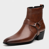 Noble Chaussure Bottine Homme Caoutchouc Bottines Western Homme