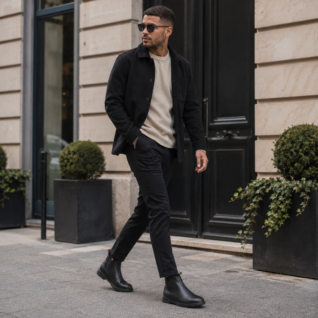 Noble Chaussure Bottine Homme Chelsea Bottine Chelsea Noir Homme