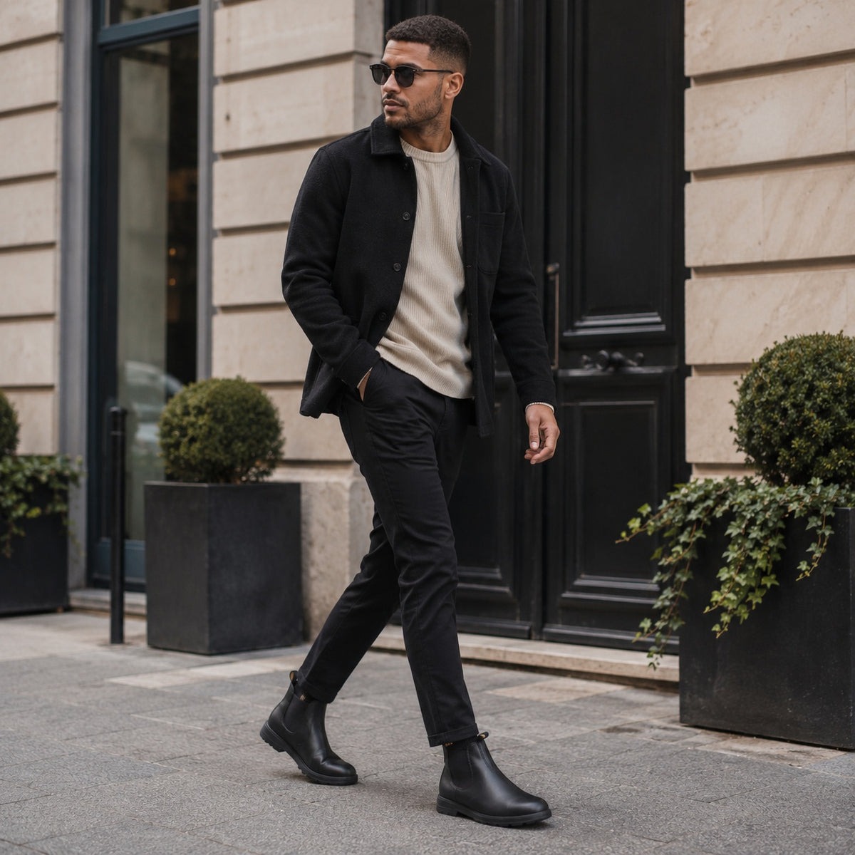 Noble Chaussure Bottine Homme Chelsea Bottine Chelsea Noir Homme