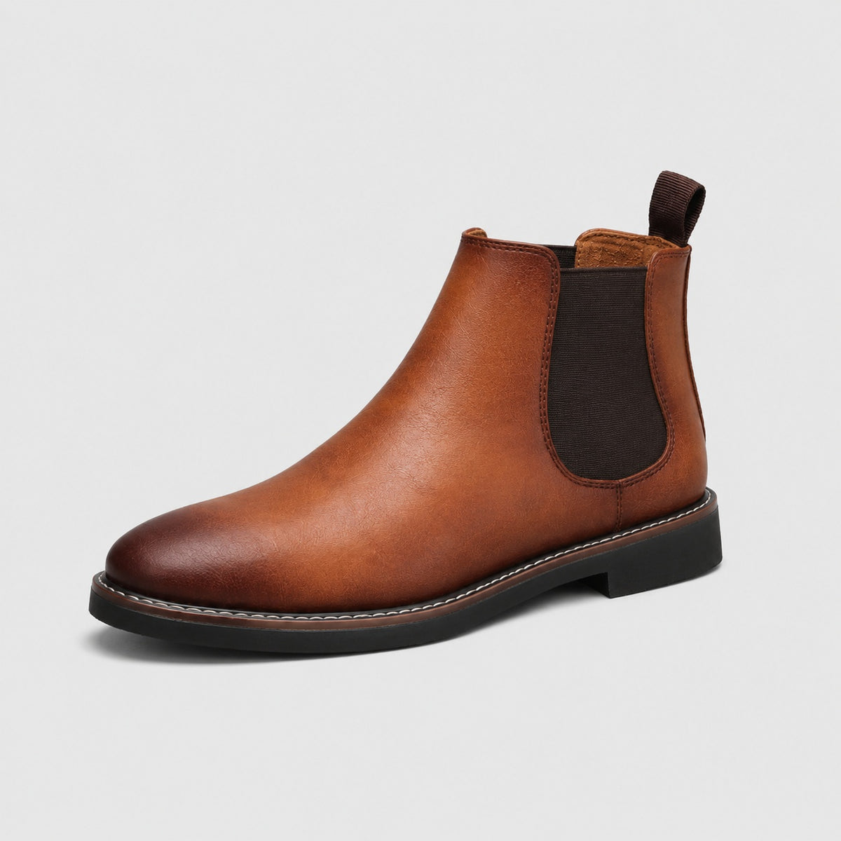 Noble Chaussure Bottine Homme Chelsea Bottine Cognac Homme