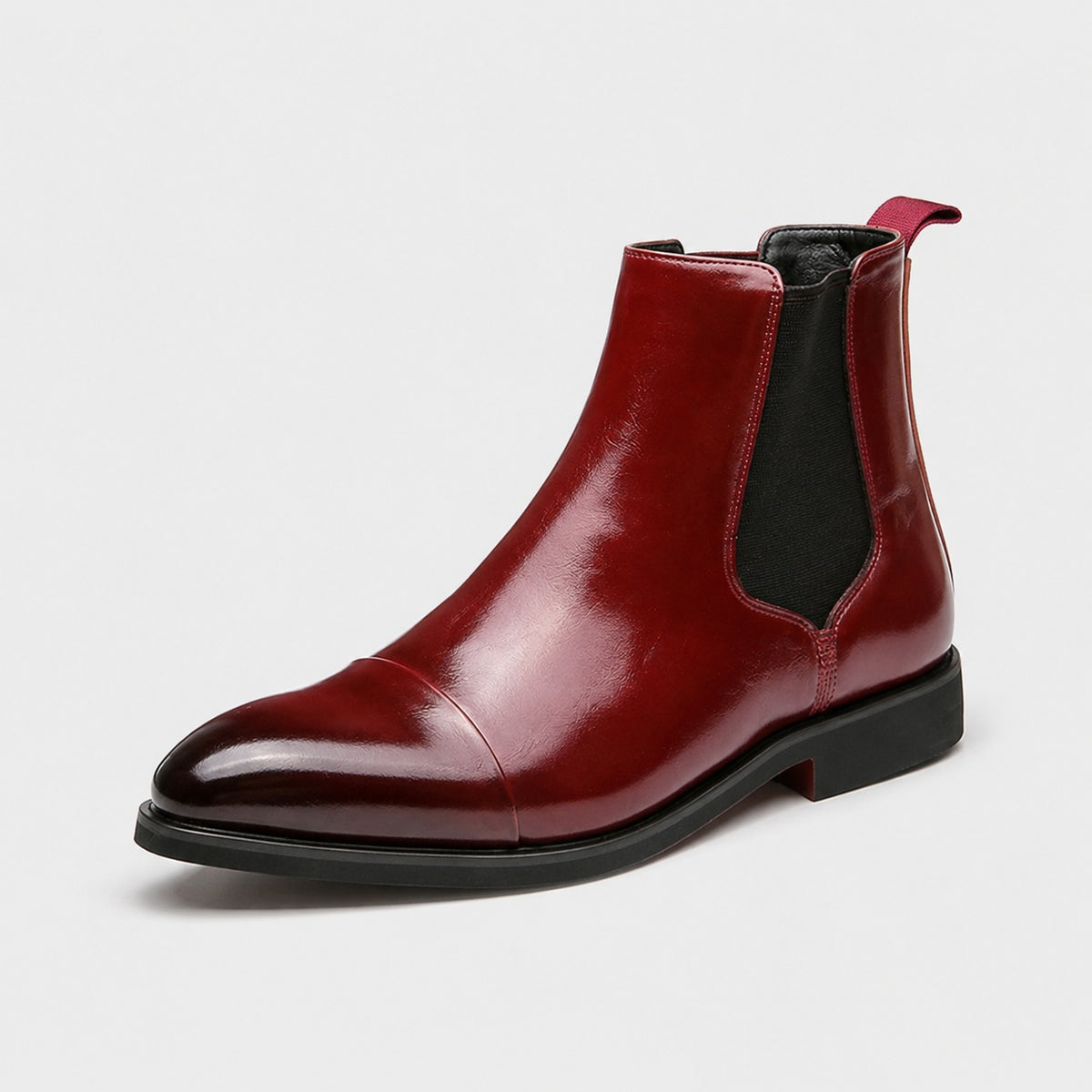 Noble Chaussure Bottine Homme Chelsea Bottines Chelsea Homme Bordeaux