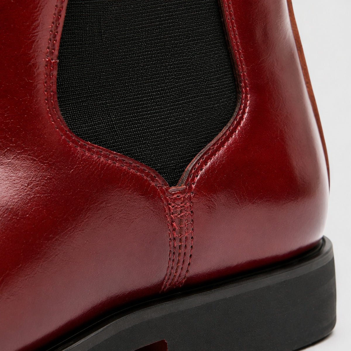 Noble Chaussure Bottine Homme Chelsea Bottines Chelsea Homme Bordeaux