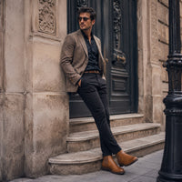 Noble Chaussure Bottine Homme Chelsea Bottines Chelsea Homme Cognac