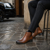 Noble Chaussure Bottine Homme Cuir Boots Et Bottines Hommes