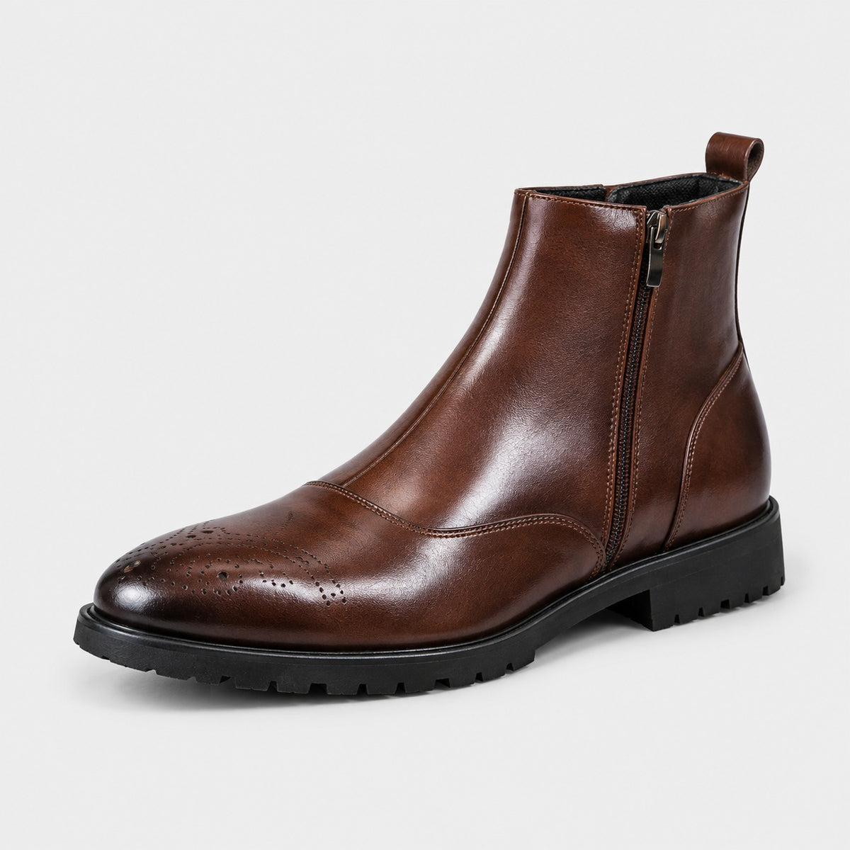 Noble Chaussure Bottine Homme Cuir Bottes Et Bottines Homme