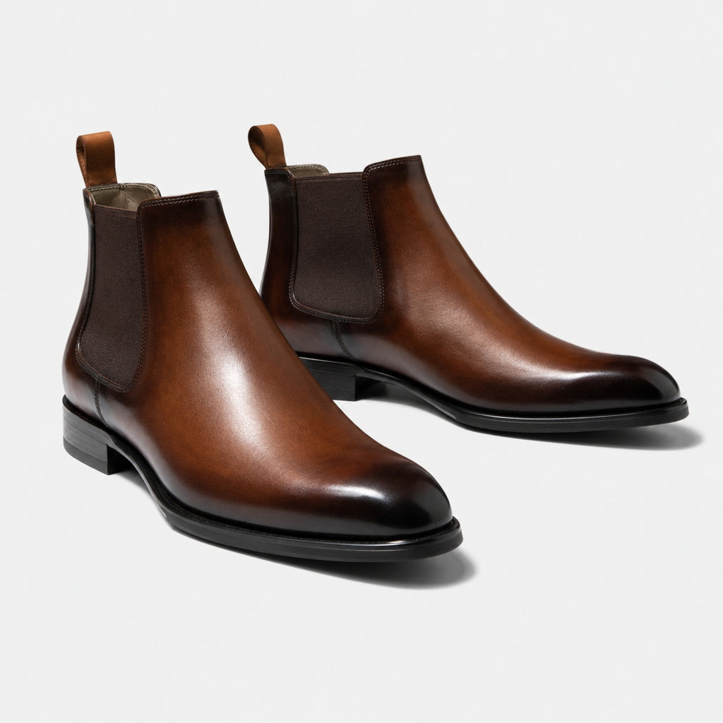 Noble Chaussure Bottine Homme Cuir Bottine Boots Homme
