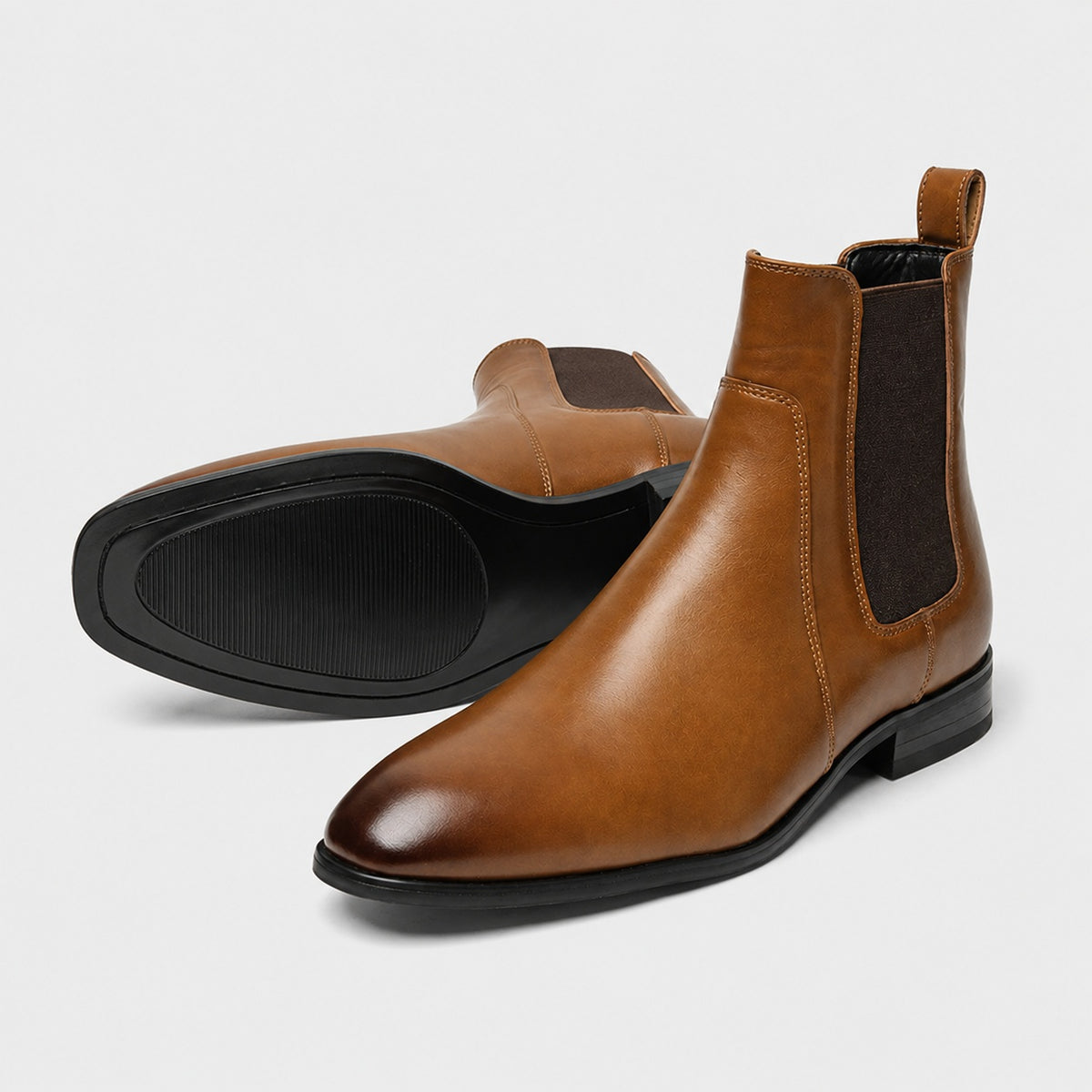 Noble Chaussure Bottine Homme Cuir Bottine Brune Homme