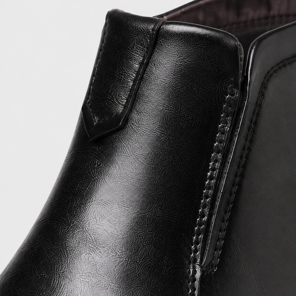 Noble Chaussure Bottine Homme Cuir Bottine Fermeture Éclair Homme