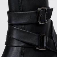 Noble Chaussure Bottine Homme Cuir Bottine Homme À Boucle