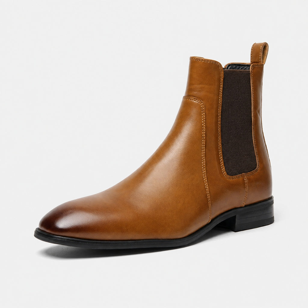 Noble Chaussure Bottine Homme Cuir Bottine Homme Camel