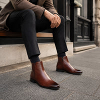 Noble Chaussure Bottine Homme Cuir Bottine Homme Chic