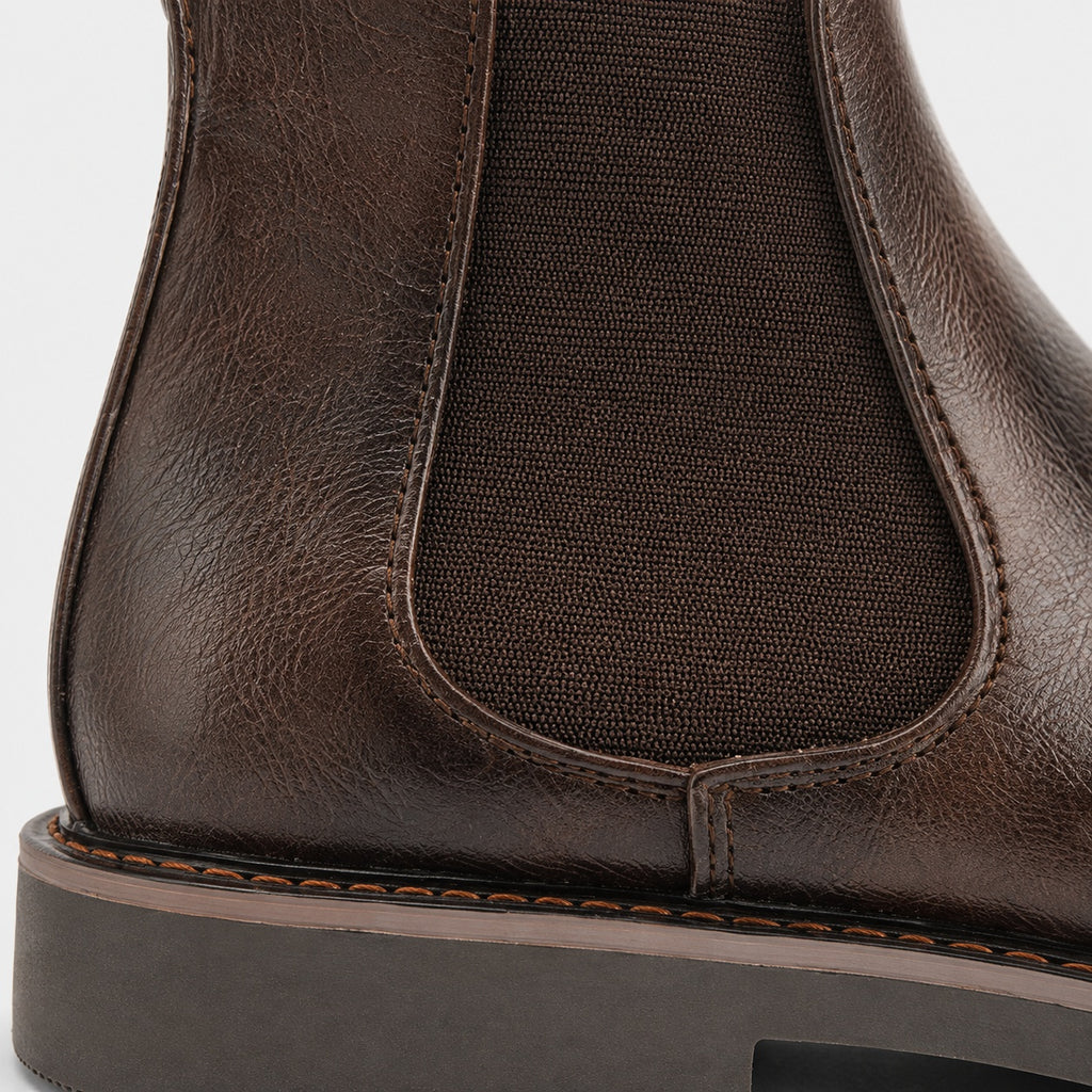 Noble Chaussure Bottine Homme Cuir Bottine Homme Cognac
